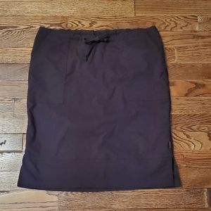 Prana drawstring skirt. Brown.  Size M